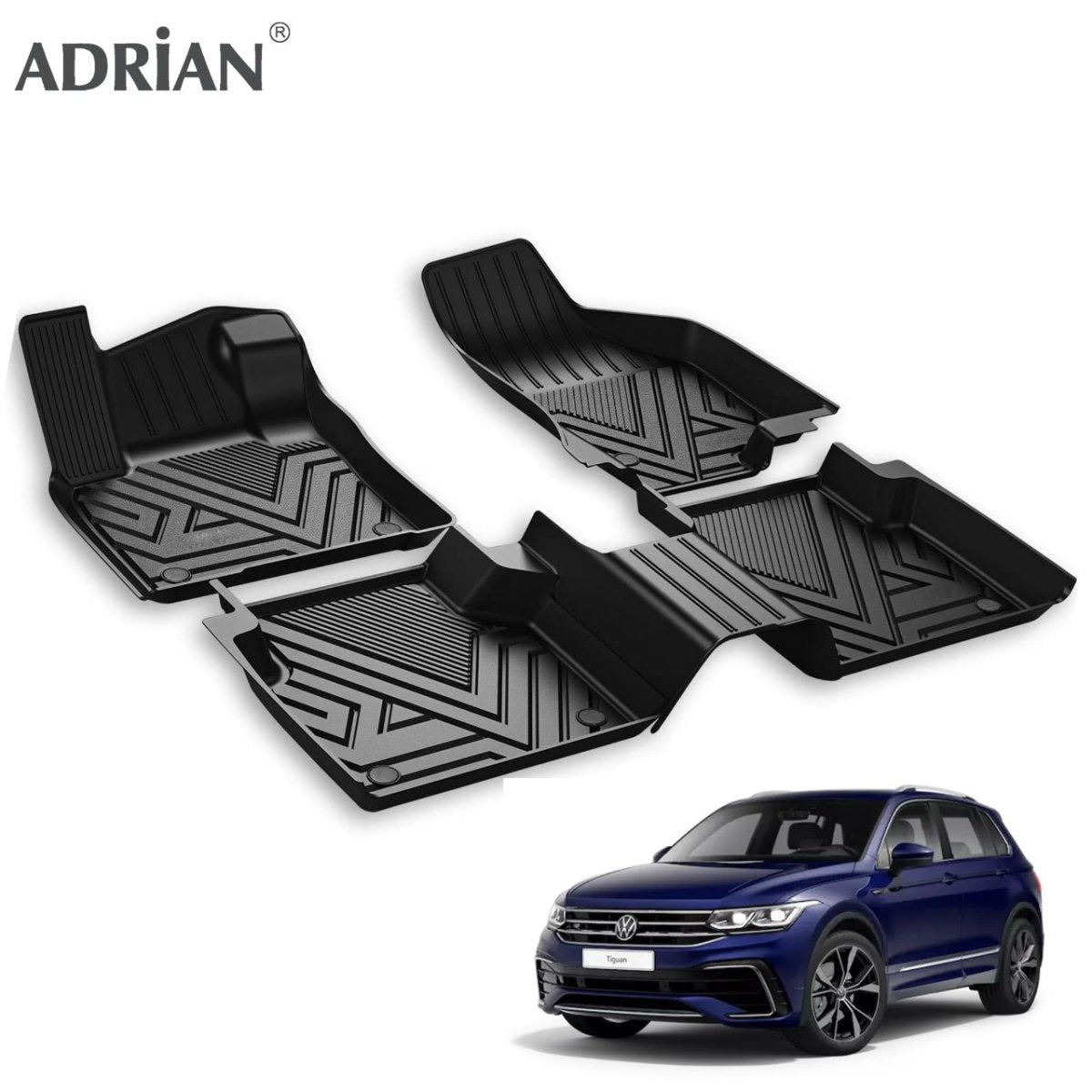Volkswagen Tiguan/ Passat 2016 - 2024 - Adrian Car Mats Pro Series - Adrian